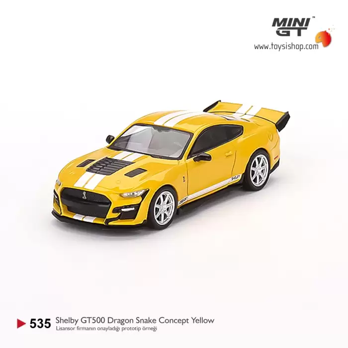 Mini GT Shelby GT500 Dragon Snake Concept Yellow- 535