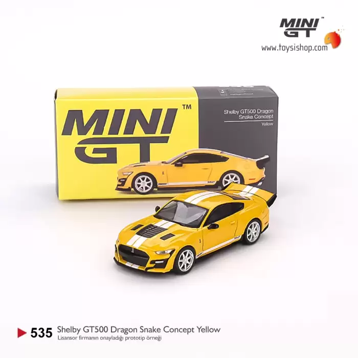Mini GT Shelby GT500 Dragon Snake Concept Yellow- 535