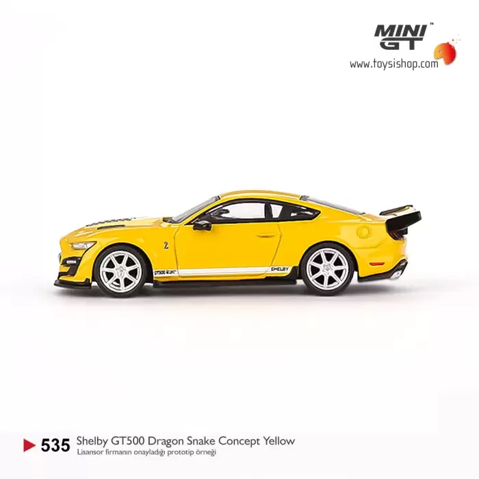 Mini GT Shelby GT500 Dragon Snake Concept Yellow- 535