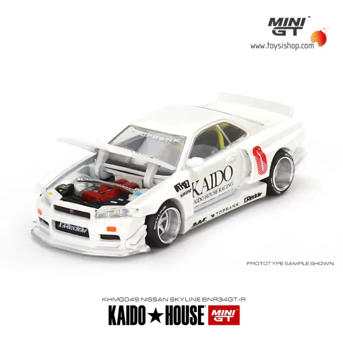 Mini GT Nissan Skyline GT-R (R34) Kaido Works V2 - 049