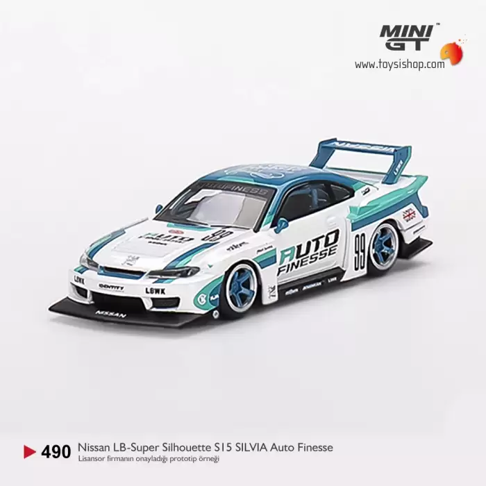 Mini GT Nissan LB-Super Silhouette S15 SILVIA Auto Finesse - 490