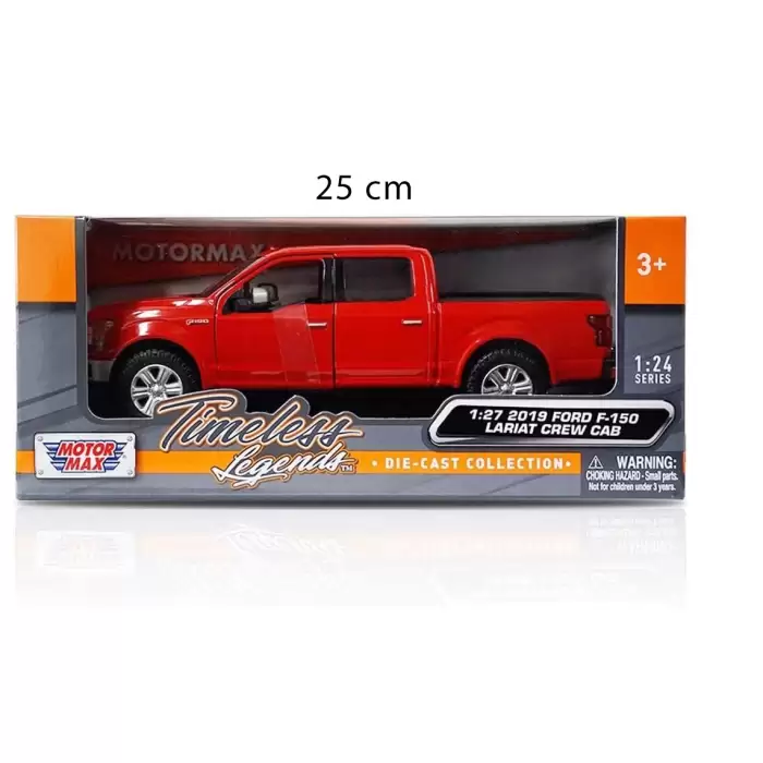 Motor Max 1:27 2019 Ford F-150 Lariat Crew Cab - Kırmızı