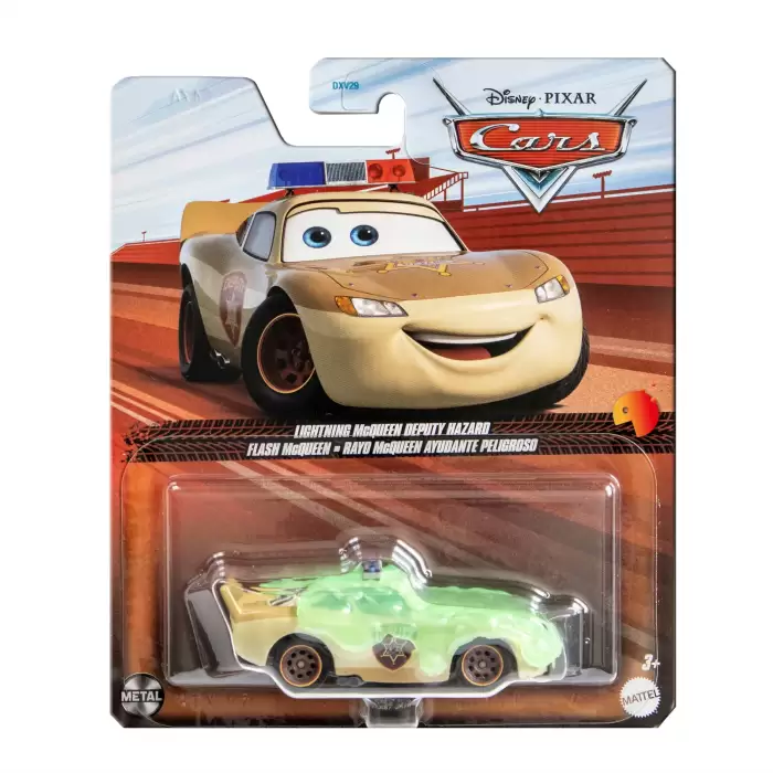 Pixar Cars - Lightning McQueen Deputy Hazard, DXV29-HTX87
