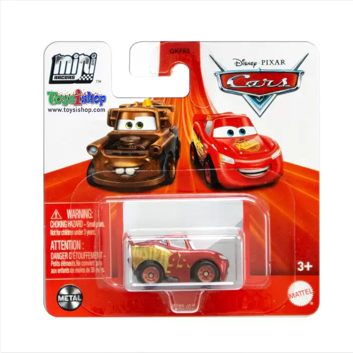 Pixar Cars Mini - Rusteze Racing Center Ligthing McQueen, GKF65- HGJ34