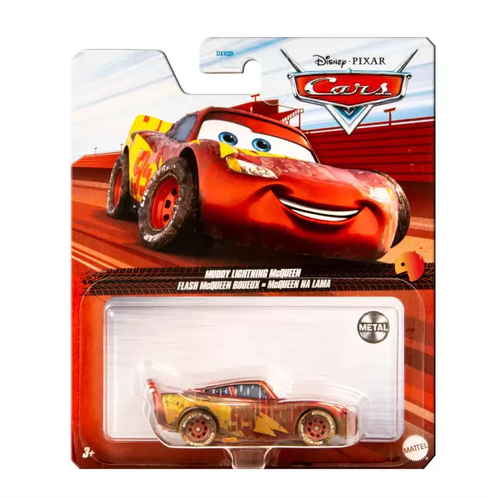 Pixar Cars - Muddy Lightning McQueen