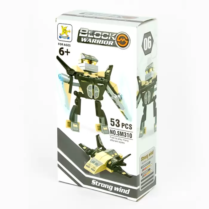 Bricks - Block Warrior Strong Wing - SM310B-06