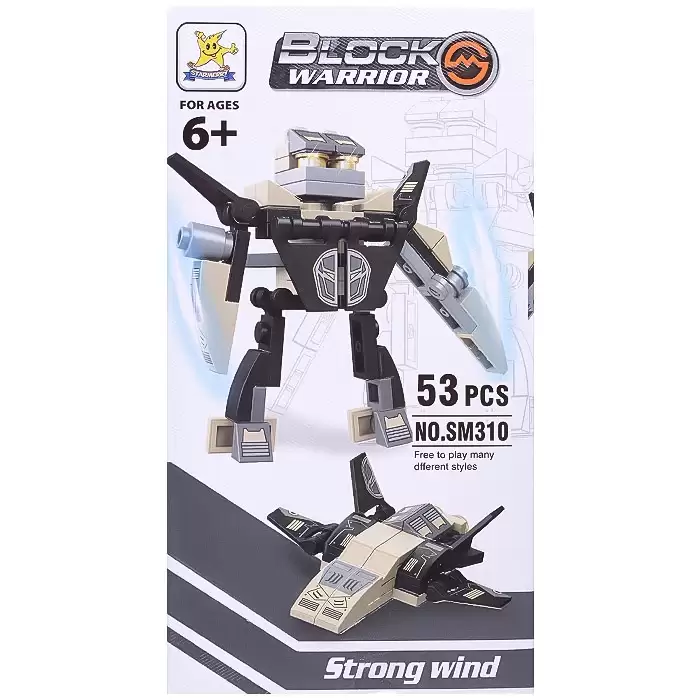 Bricks - Block Warrior Strong Wing - SM310B-06