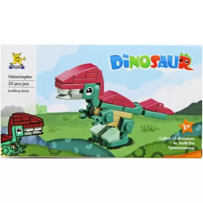 Bricks - Velociraptor Blok Oyuncak SM195B - 02