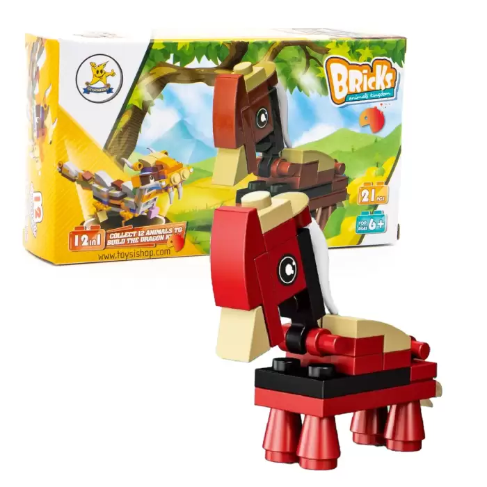 Bricks Horse - Blok Oyuncak SM198B-07