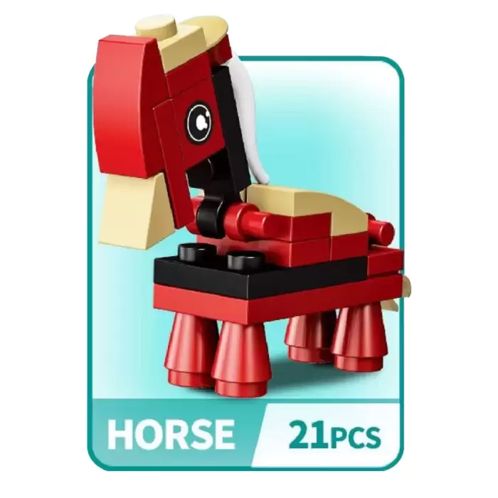 Bricks Horse - Blok Oyuncak SM198B-07