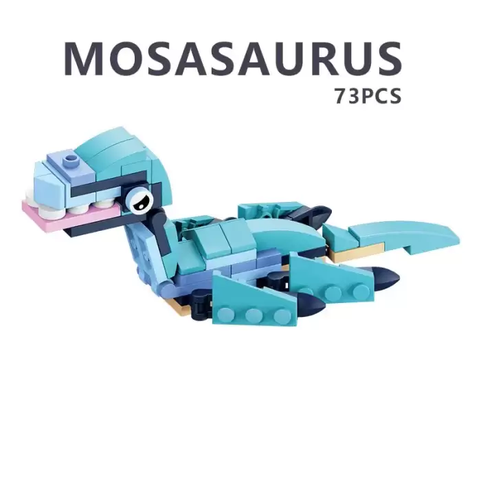 Bricks - Mosasaurus Dinazor Blok Oyuncak - SM2550-06