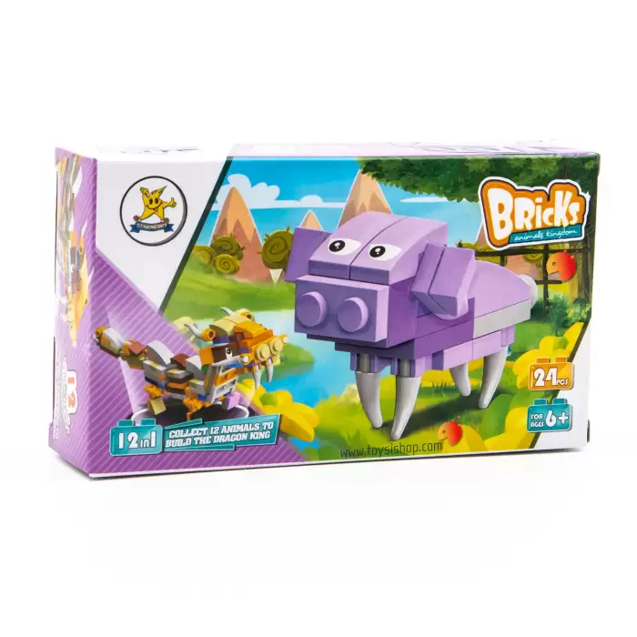 Bricks Pig Blok Oyuncak SM198B-12