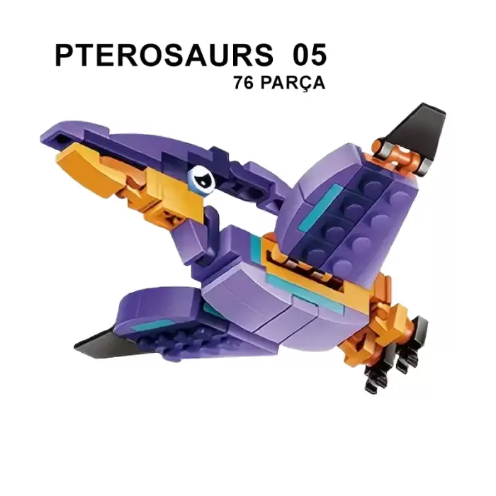 Bricks - Pterosaurus Dinazor Blok Oyuncak - SM2550-05