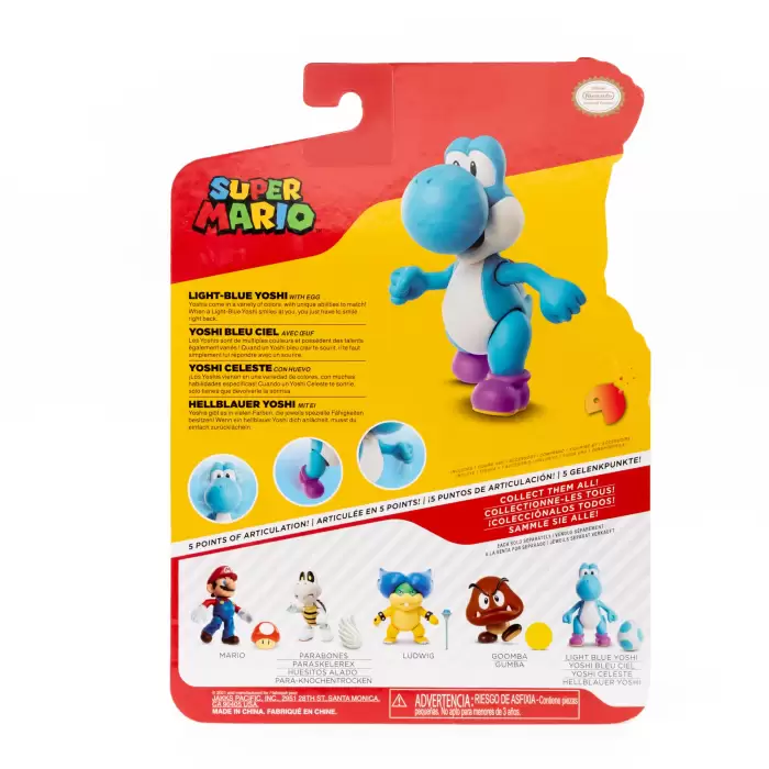 Süper Mario Figür Light-Blue Yoshi - 411744-6-Gen