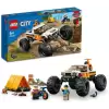 LEGO® City 4x4 Arazi Aracı Maceraları 60387