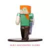 Minecraft Nano Metal Figür - Caves & Cliffs - Alex-Enchanted Sword