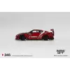 Mini GT LB WORKS Nissan GT-R R35 Type 2, Rear Wing ver 3 , Red, LB Work Livery 2.0 - 345