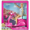 Barbie Bebek ve Eğlenceli Scooterı , GBK85