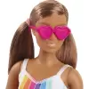 Barbie Okyanusu Seviyor - Gökkuşağı Çizgili Elbise , GRB38
