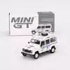 Mini GT 1/64 Land Rover Defender 110 1991 Safari Rally Martini Racing Support Vehicle MGT00558