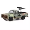 Greenlight 1:64 Battalion 64 Series 3 1984 Chevrolet M1009 CUCV in Camouflage with Mounted Machine Guns 61030-E