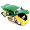 Jada Ninja Turtles Michelangelo 1959 Volkswagen Drag Beetle - 25 328 5002