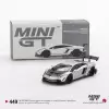 Mini GT LB WORKS Lamborghini Aventador Limited Edition Matt Silver - 449