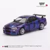 Mini GT Nissan Skyline GT-R (R34) V-Spec II MINI GT Digital Camouflage Purple - 446