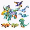 Bricks - Dinosaur 6 Farklı Dinazor Blok Oyuncak Yapım Seti - 408 Parça SM2505