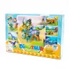 Bricks - Dinosaur 6 Farklı Dinazor Blok Oyuncak Yapım Seti - 408 Parça SM2505