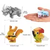 Bricks - Hayvan Krallığı Testudo (Kaplumbağa) Blok Oyuncak SM206B-02