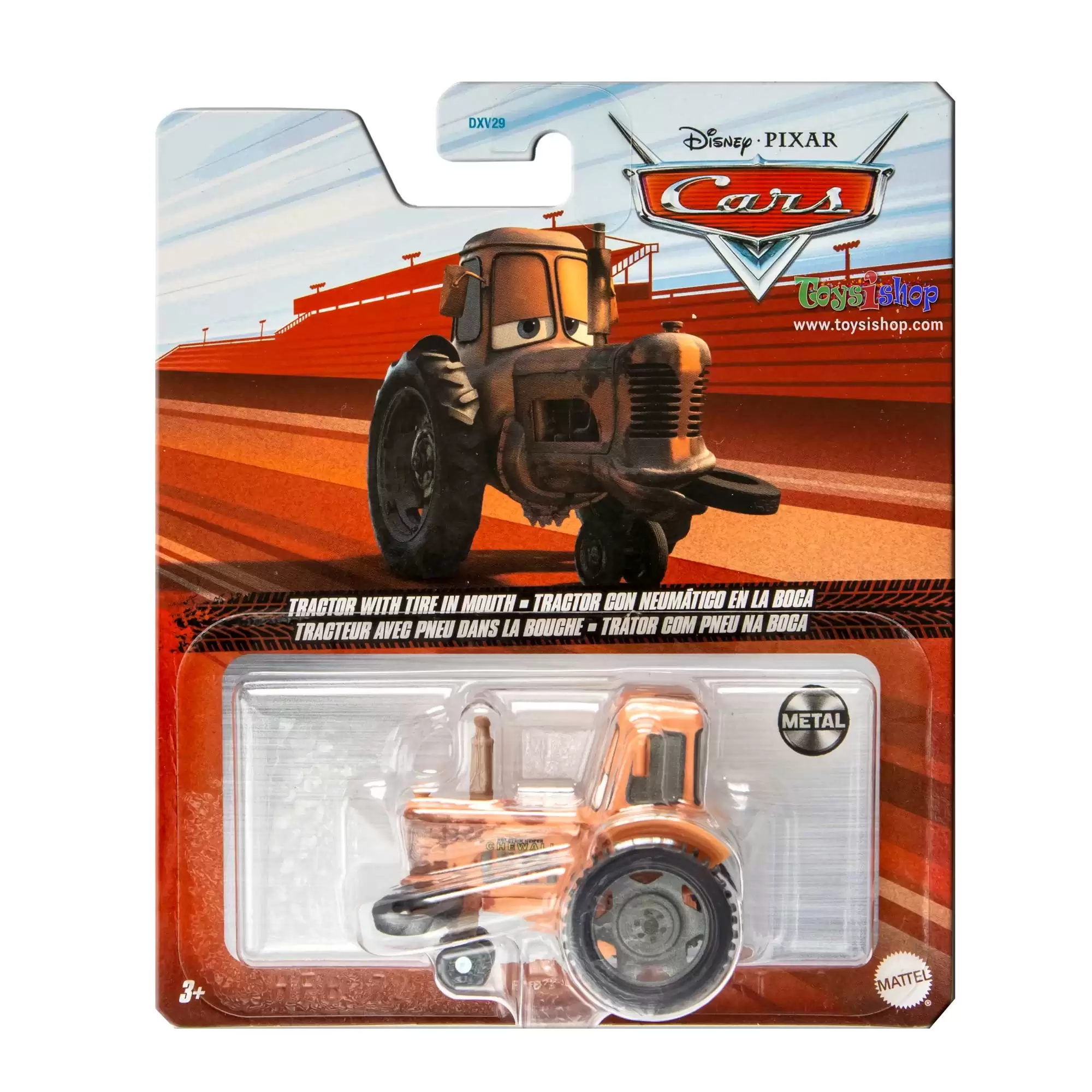 Disney Pixar Cars - Tractor With Tire in Mouth