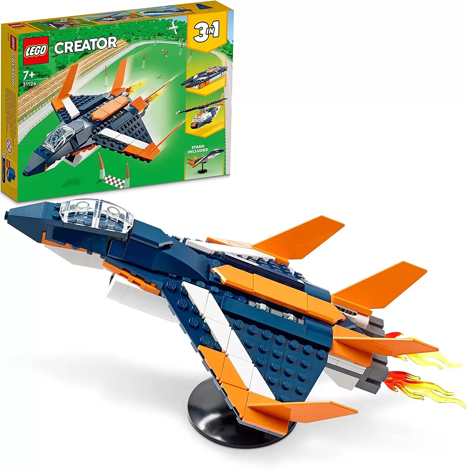 LEGO® Creator 3’ü 1 Arada Süpersonik Jet 31126
