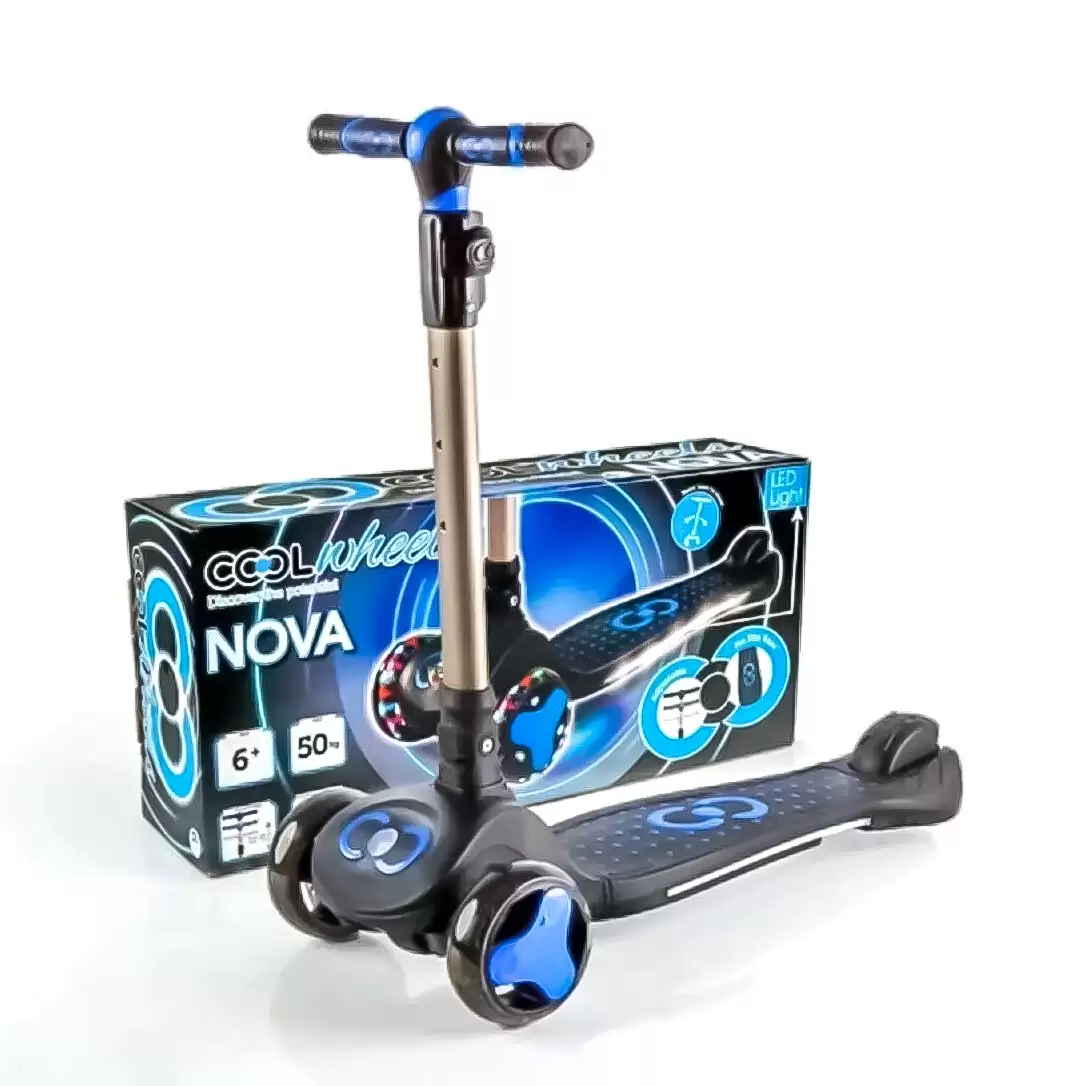 Cool Wheels Nova Katlanır Işıklı Scooter Mavi - FR59205