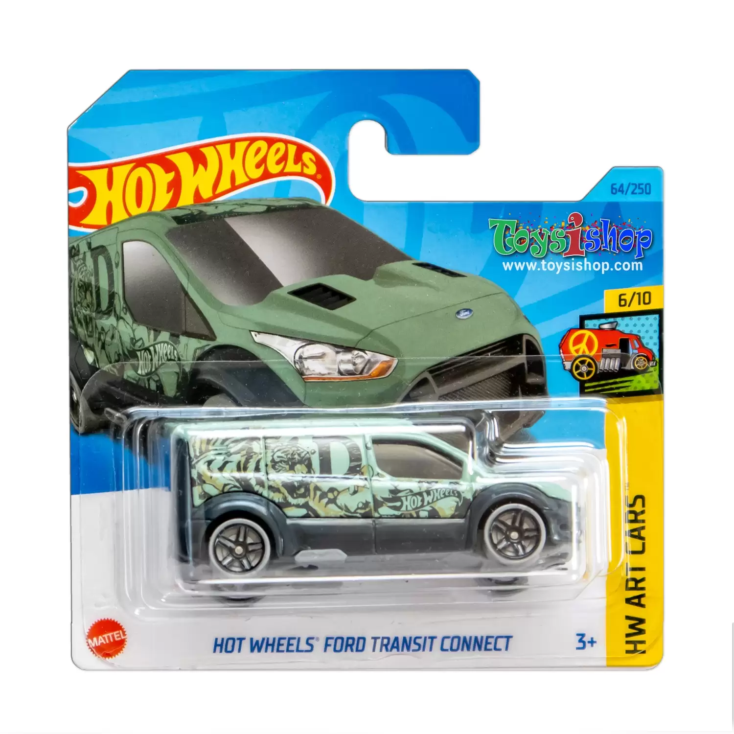 Hot Wheels Ford Transit Connect- HW Art Cars - 64