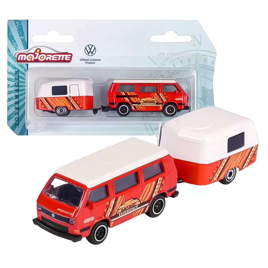 Majorette Volkswagen Original Trailer & T3