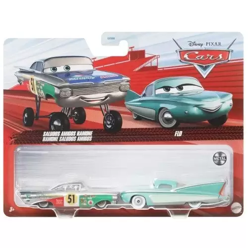 Disney Pixar Cars - Saludos Amigos Ramone ve Flo , DVX99 - HLH60