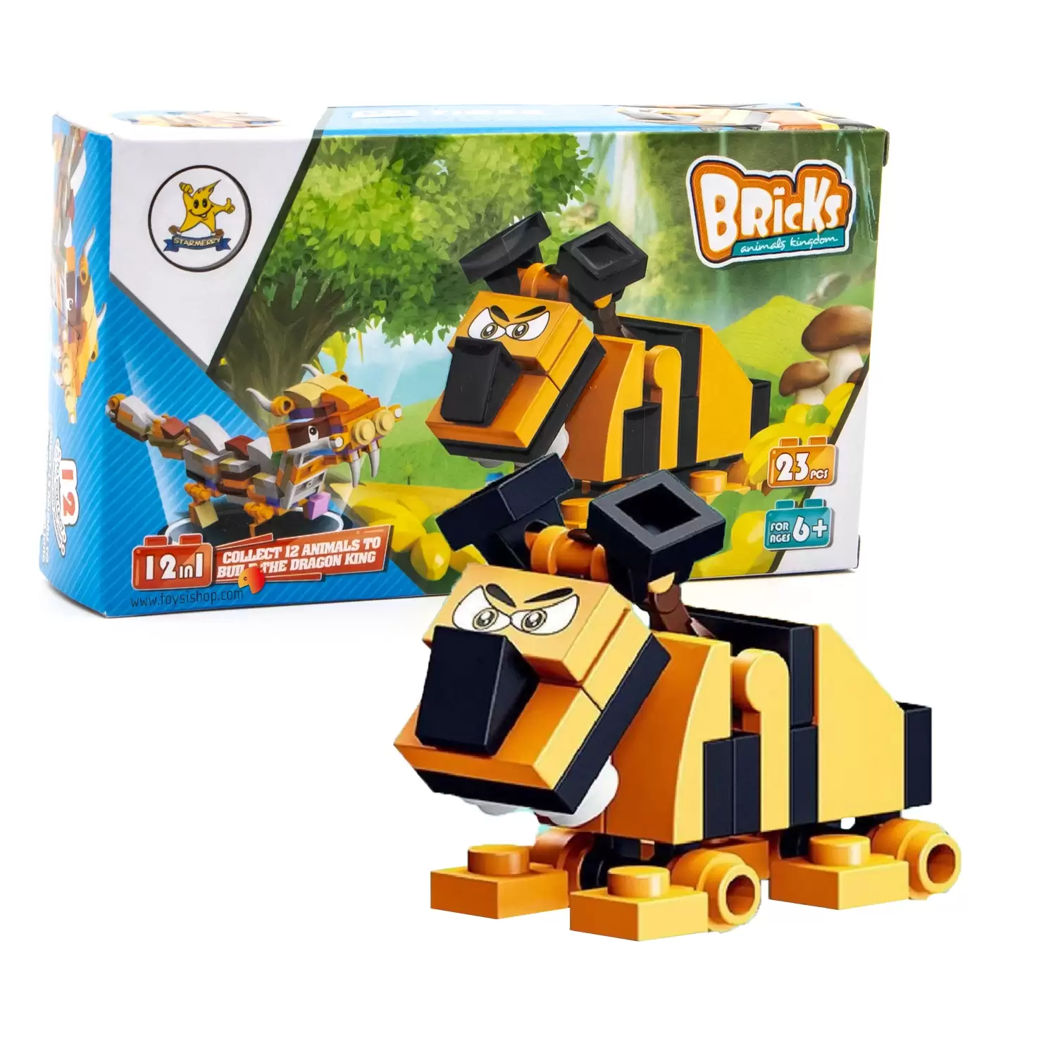 Bricks Tiger - Blok Oyuncak SM198B-03
