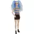 Barbie Büyüleyici Parti Bebekleri (Fashionistas) Bebek, Siyah Etekli, Mavi Saçlı,GRB61