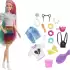 Barbie Leopar Desenli Saçlar Bebeği GRN81