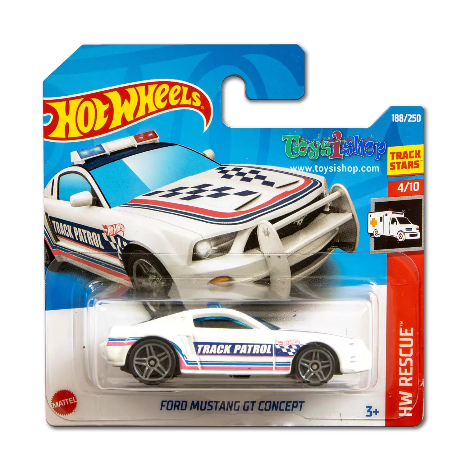 Hot Wheels Ford Mustang GT Concept - Rescue Serisi 188