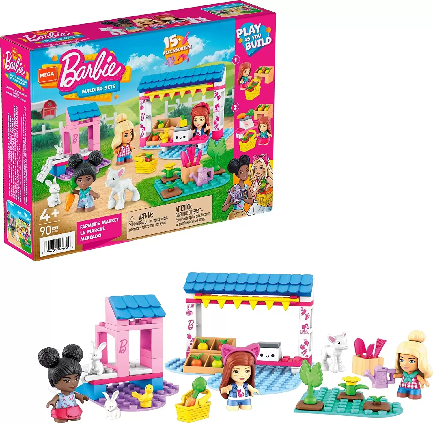 Mega Bloks Barbie Market Seti
