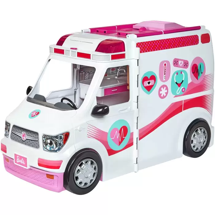 Barbienin Ambulansı, 60 cm, Işıklı ve Sesli FRM19