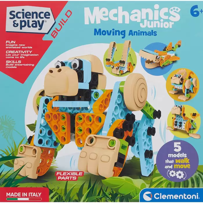 Clementoni Mechanics Junior - Hareketli Hayvanlar Oyuncak