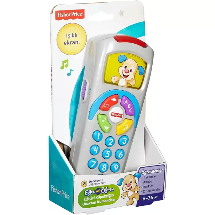 Fisher-Price Eğlen & Öğren Eğitici Köpekçiğin Uzaktan Kumandas - DLK60