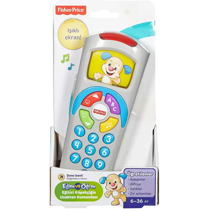 Fisher-Price Eğlen & Öğren Eğitici Köpekçiğin Uzaktan Kumandas - DLK60