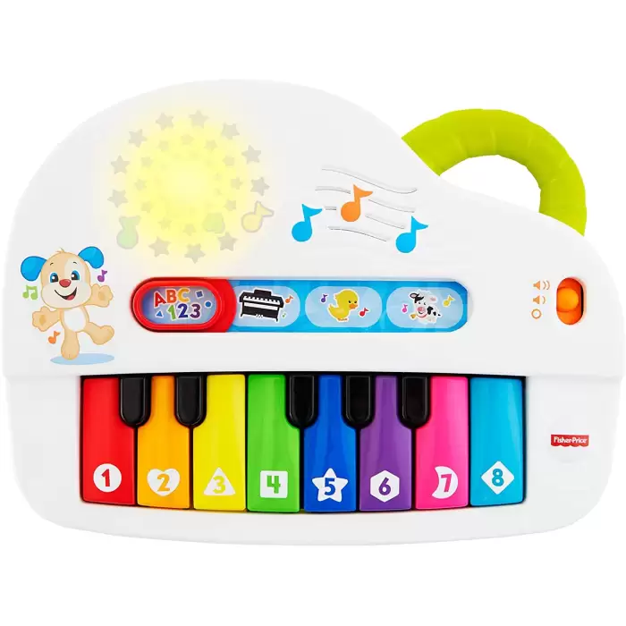 Fisher-Price Eğlen ve Öğren Işıklı ve Eğlenceli Oyuncak Piyano
