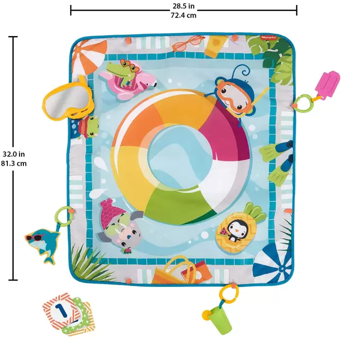 Fisher Price Havuz Keyfi Oyun Minderi GRR44