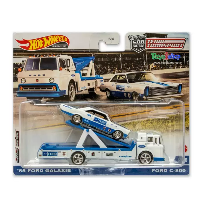 Hot Wheels 65 Ford Galaxie - Team Transport - Premium