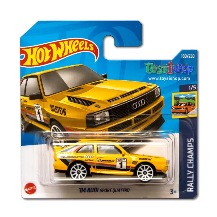 Hot Wheels - 84 Audi Sport Quattro - Rally Champs 180